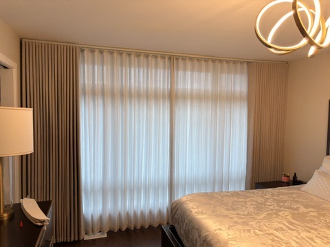 McDrapery Studio custom window treatment project
