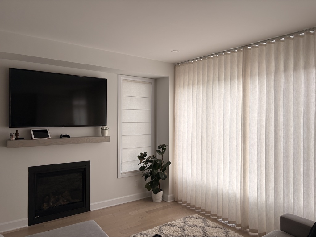 McDrapery Studio custom window treatment project