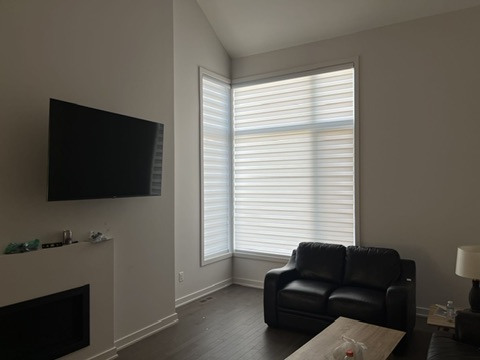 McDrapery Studio custom window treatment project