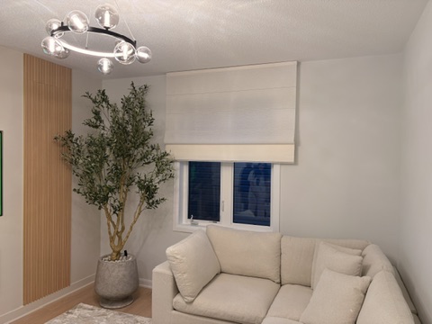 McDrapery Studio custom window treatment project