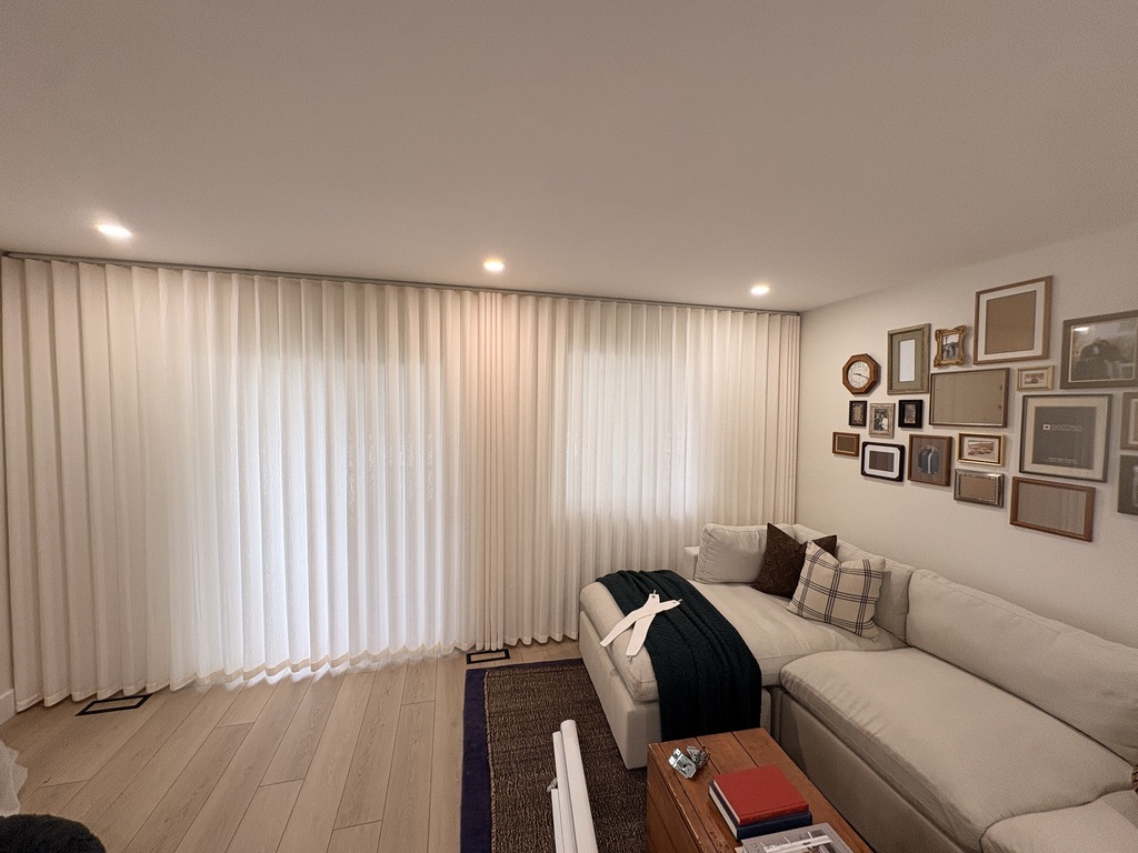 McDrapery Studio custom window treatment project