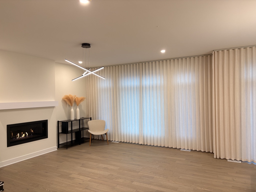 McDrapery Studio custom window treatment project