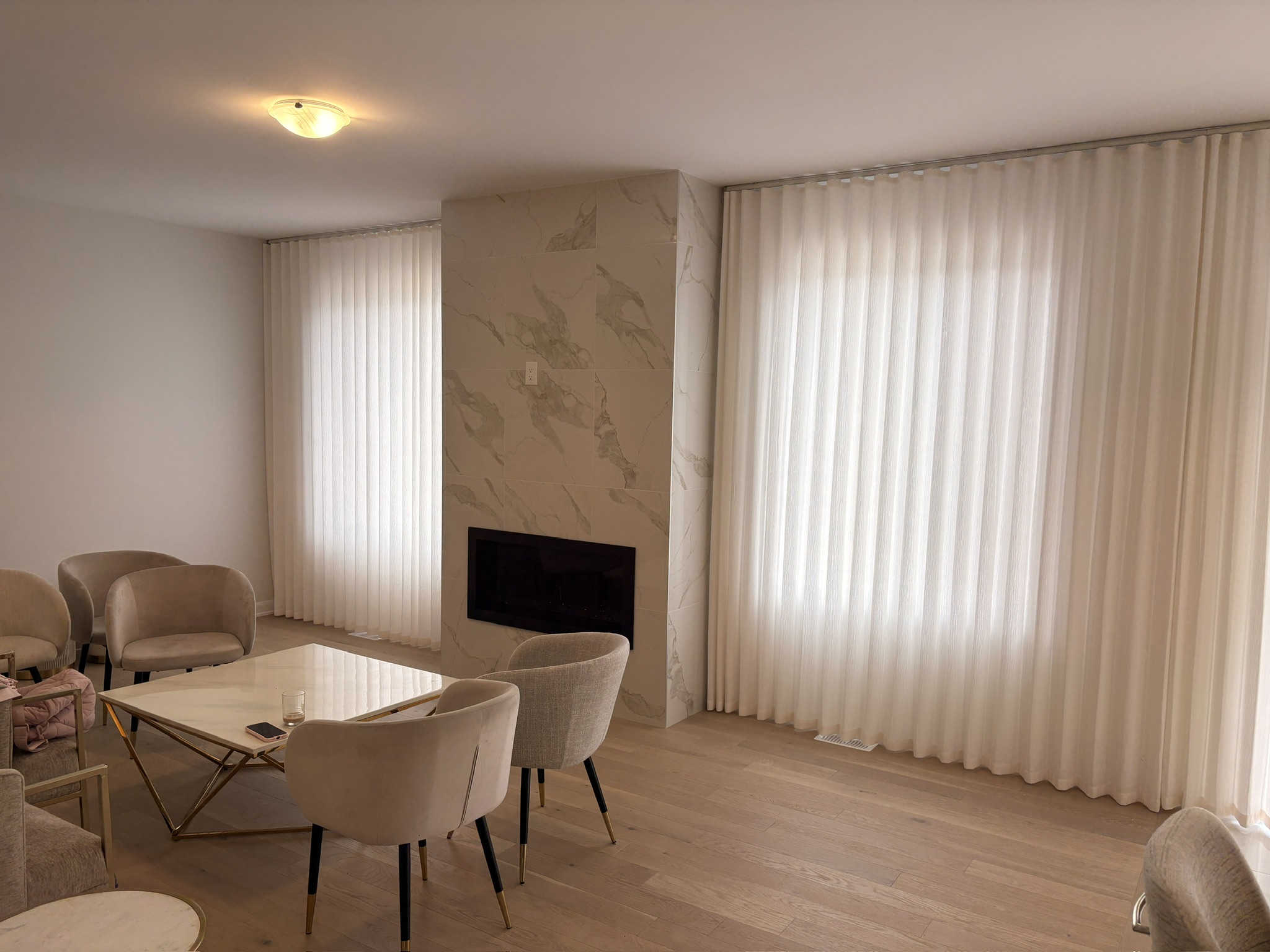 McDrapery Studio custom window treatment project