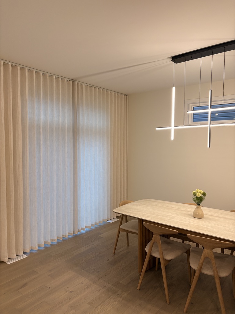 McDrapery Studio custom window treatment project