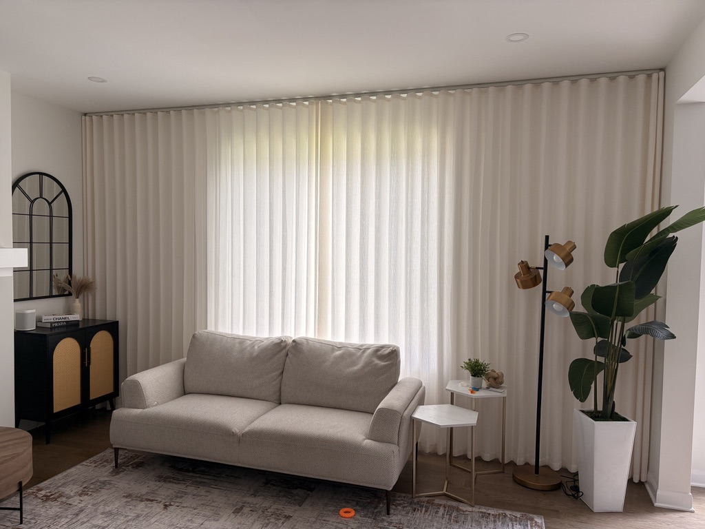 McDrapery Studio custom window treatment project